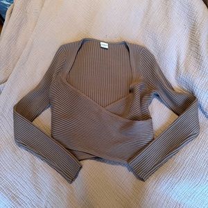 Abercrombie & Fitch LuxeLoft Slim Wrap Sweater